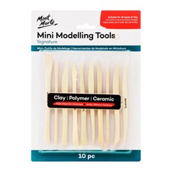 MONT MARTE MINI MODELLING TOOL Boxwood 10pc Tool Set